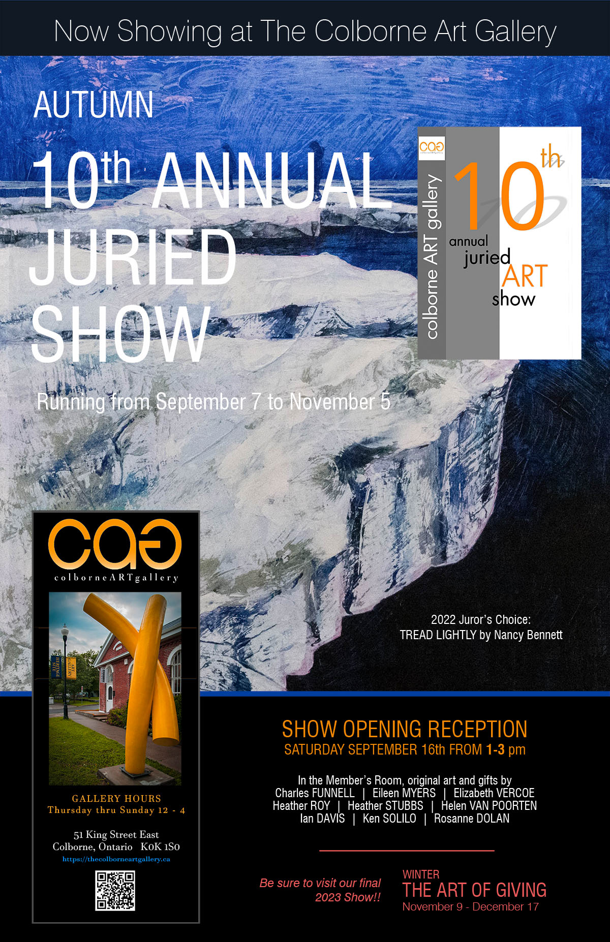 10th Annual Juried Show Poster